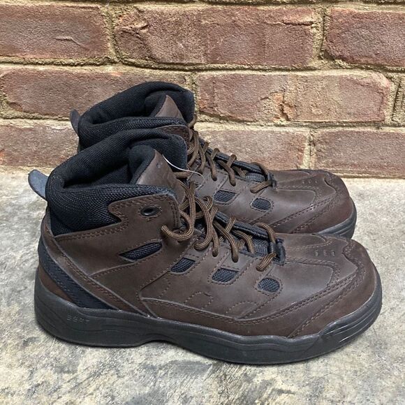 Red Wing Worx Brown Non Metallic Safety Toe Hiker Boot Size 7 NEW - Picture 2 of 10